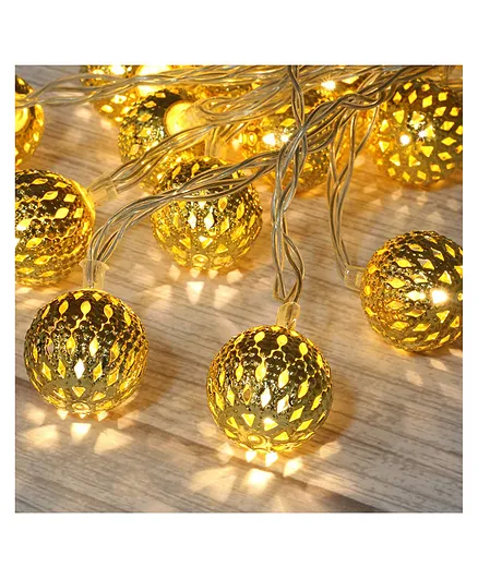 AMFIN Lights Balls Decoration Balls Light Diwali Lights Christmas Tree Balls Balls Lights decoration Led Lights Balls - Pack of 1