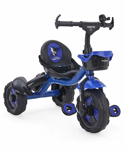 Babyhug Phantom Tricycle With Storage Basket - Blue