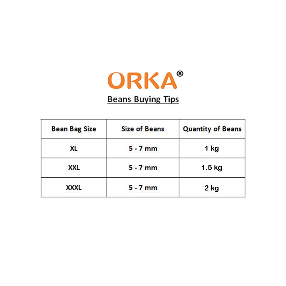 Orka Candy Beans Round Super Saver Bean Bag Refill