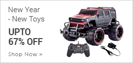 Upto 67%  off on Toys and Games