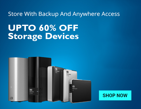 Get Up to 60%  Off on Storage Devices