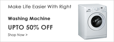 Upto 50%  off on Washing Machine