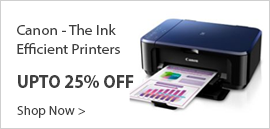 Avail Up to 25%  off on Canon Printers