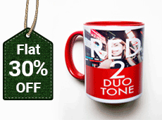 30%  discount on Photo Mugs