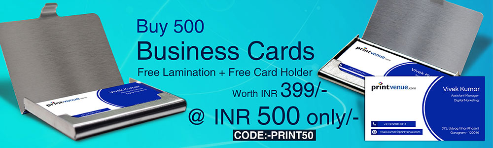 500 Business Cards @ just ₹399