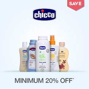 Flat 20%  Off on Chicco Body Care products