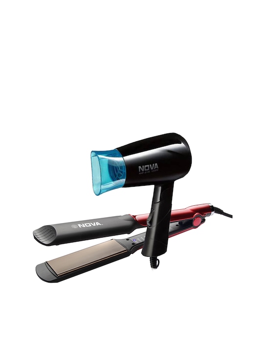 NOVA - Set of NHS 870 Hair Straightener & NHP 8100/05 Hair Dryer
