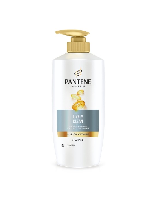 Pantene - Hair Science Lively Clean Shampoo with Pro-Vitamins & Vitamin C - 650ml