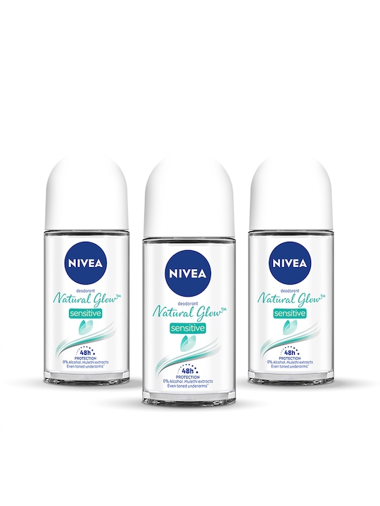 Nivea - Men Set of 3 Natural Glow Senstive Roll-Ons