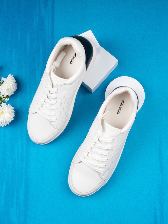 HIGHLANDER - Men White Colourblocked Sneakers