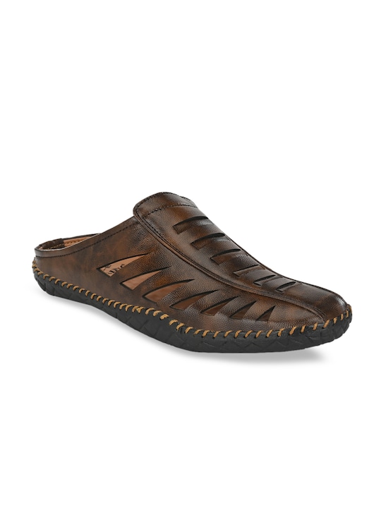 Prolific - Men Brown Lightweight Shoe-Style Sandals