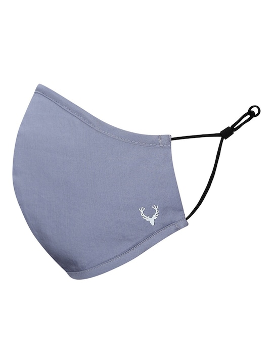 Allen Solly - Men Grey Solid Reusable 3-Ply Outdoor Cloth Mask