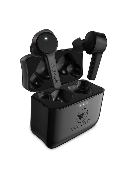 WINGS - Wings Black Techno True Wireless TWS Earbuds