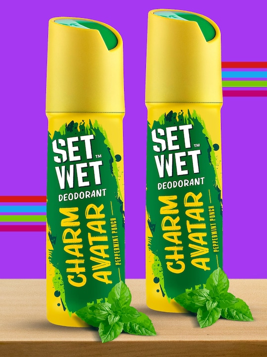Set Wet - Men Men Set of 2 Charm Avatar Deodorant & Body Spray Perfume - 150ml Each