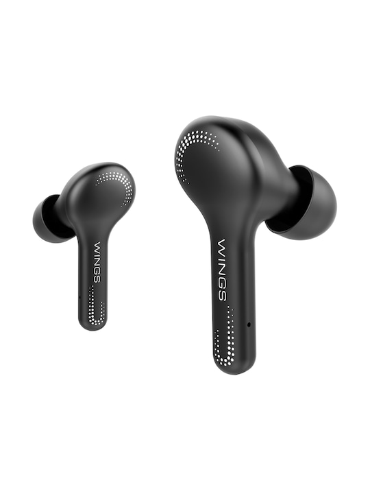 WINGS - Bluetooth 5.0 Black Vibe True Wireless TWS Earbuds