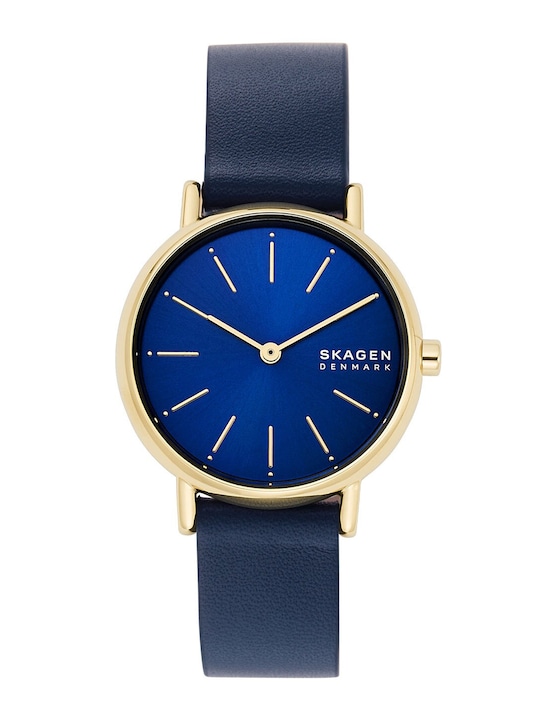 SKAGEN - Women Blue Leather Analogue Watch SKW2867