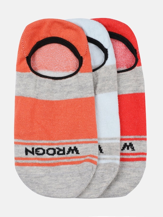 WROGN - Men Set of 3 Patterned Shoe Liners