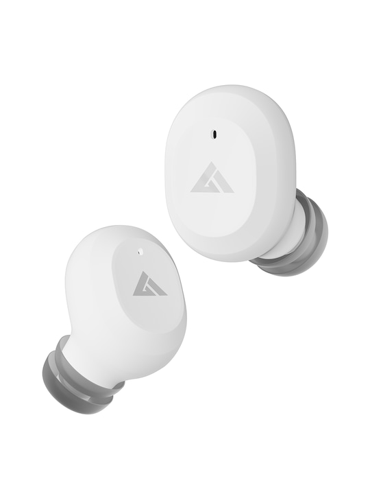 BOULT AUDIO - White True Wireless AirBass Combuds Bluetooth Headset
