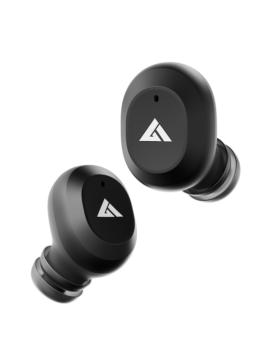 BOULT AUDIO - Black True Wireless AirBass Combuds Bluetooth Headset