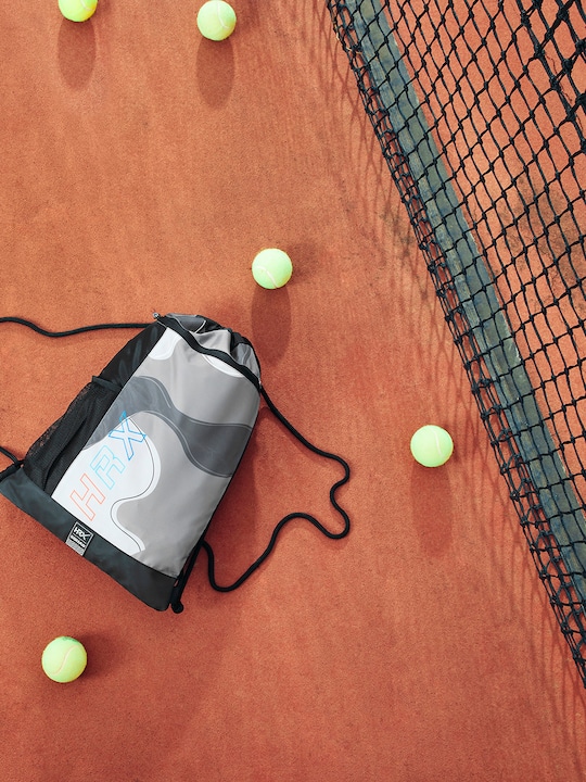 HRX by Hrithik Roshan - Unisex Black Utility Drawstring Backpack