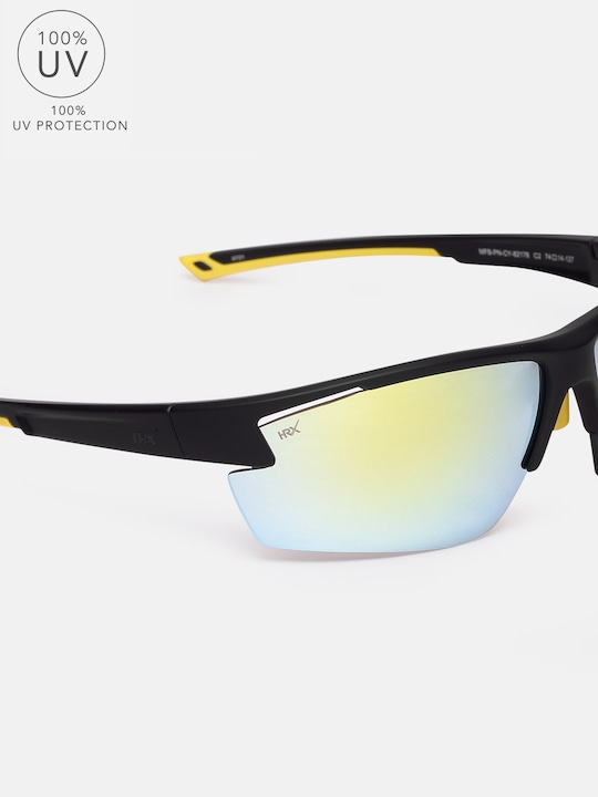 HRX by Hrithik Roshan - Mirrored Sports Sunglasses with UV Protected Lens MFB-PN-CY-82178-C2
