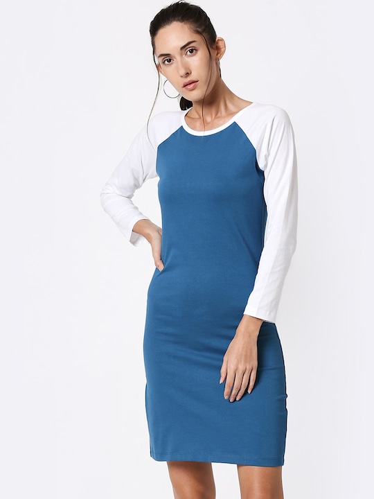 Bewakoof - Blue Sheath Dress