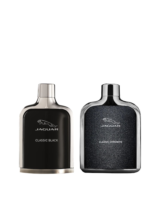JAGUAR - Men Set of 2 Eau De Toilette Perfumes- Classic Chromite & Classic Black 100 ml each