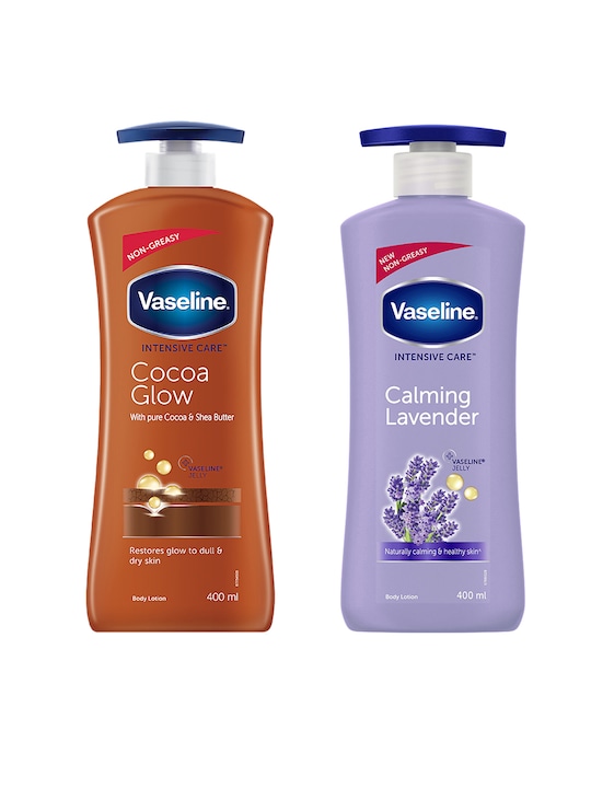 Vaseline - Set of Intensive Care Cocoa Glow & Calming Lavender Body Lotions