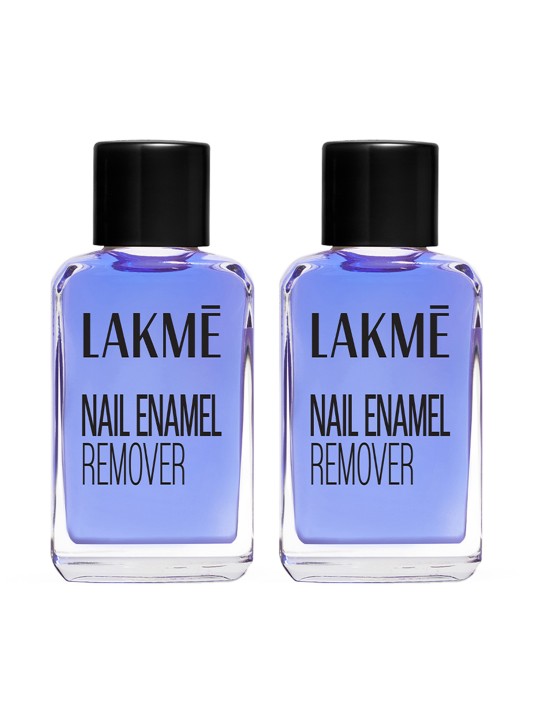 Lakme - Set of 2 Nail Colour Remover with Vitamin E - 27 ml Each
