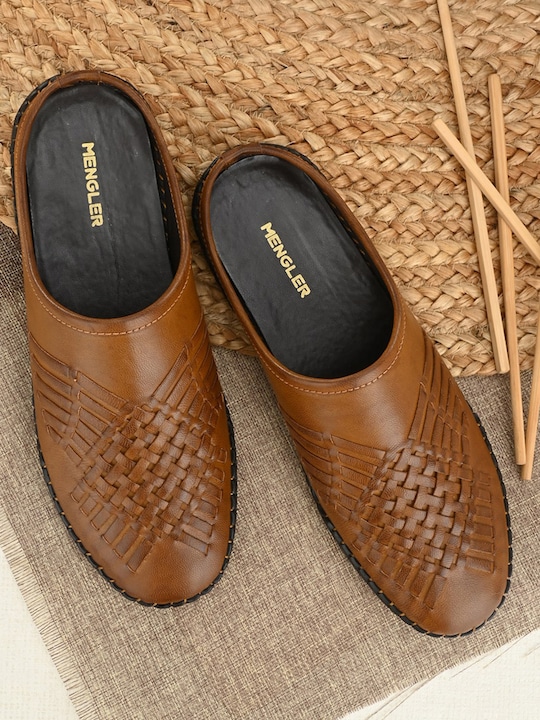 MENGLER - Men Tan Brown Comfort Sandals
