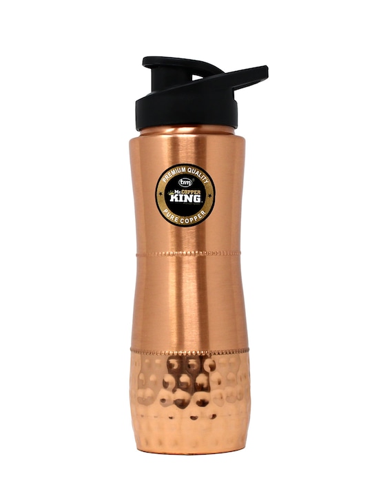 MR. COPPER KING - Copper-Toned Solid Copper Sipper Water Bottle