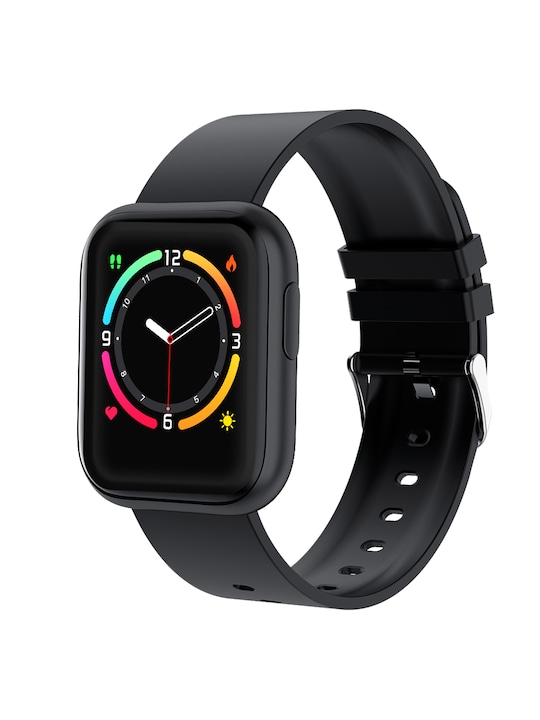 Fire-Boltt - Ninja Pro Full Metal Body SpO2 Smartwatch - Black 11BSWAAY