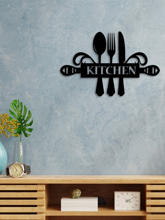 Art Street - Black Kitchen Design Wall Decor