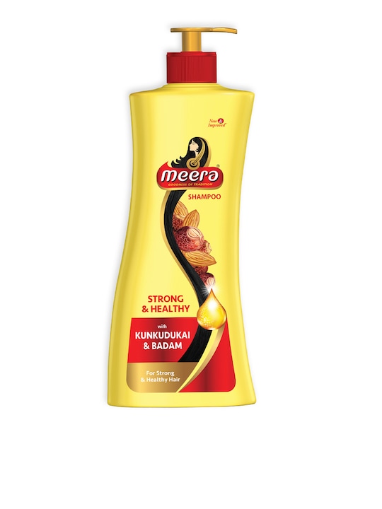 Meera GOODNESS OF TRADITION - Strong & Healthy Shampoo with Kunkudukai and Badam 650ml