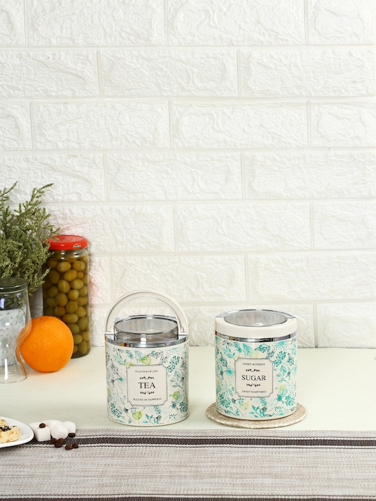 JAYPEE PLUS - Set Of 2 Blue &White Kitchen Storage