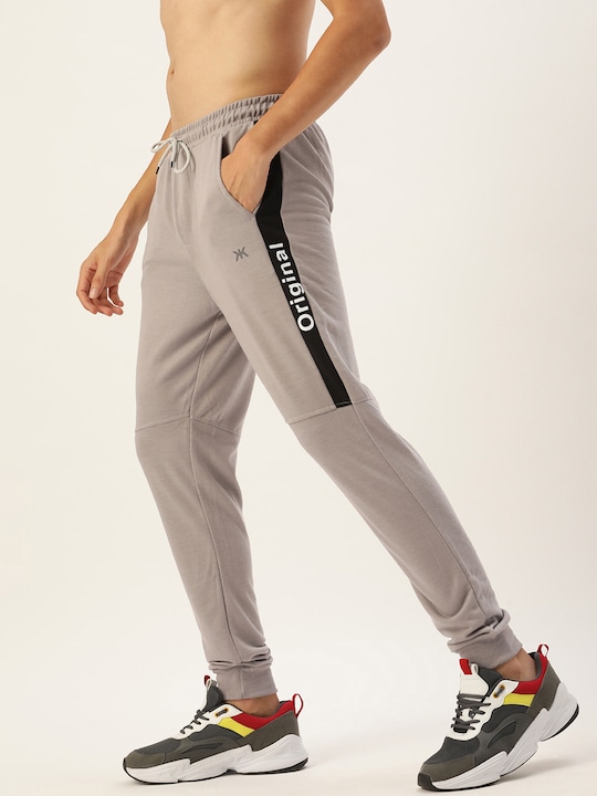 Kook N Keech - Men Grey Printed Regular Fit Joggers