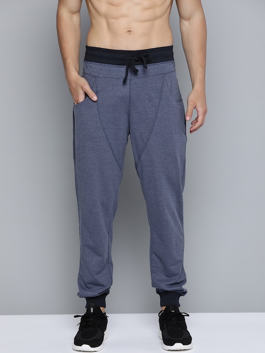 HRX by Hrithik Roshan - Men Blue Solid Training Joggers