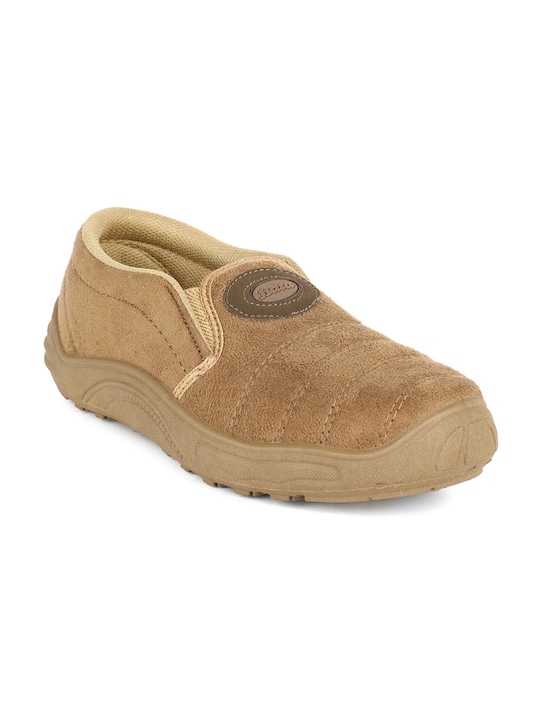 Bata - Men Beige Woven Design Driven Shoes