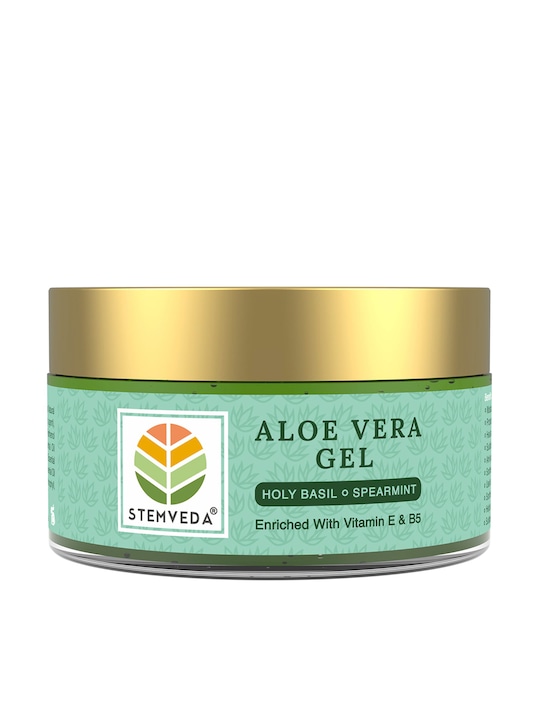 STEMVEDA - Aloe Vera Gel Enriched with Holy Basil And Spearmint Essential Oils