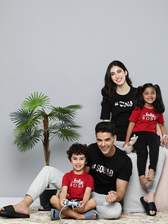 HERE&NOW - Boys Red Printed T-shirt