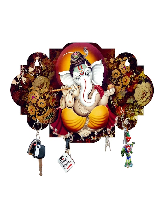 Fashion Bizz - Brown & White Textured Key Holders