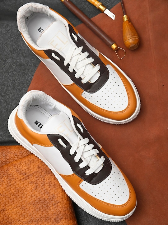 Killer - Men Tan Colourblocked Sneakers