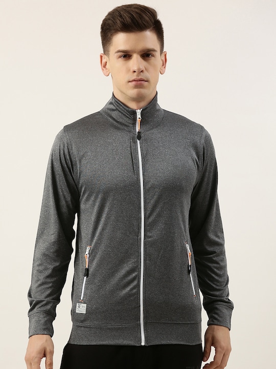 Sports52 wear - Men Black Lightweight Training or Gym Dry-Fit Sporty Jacket