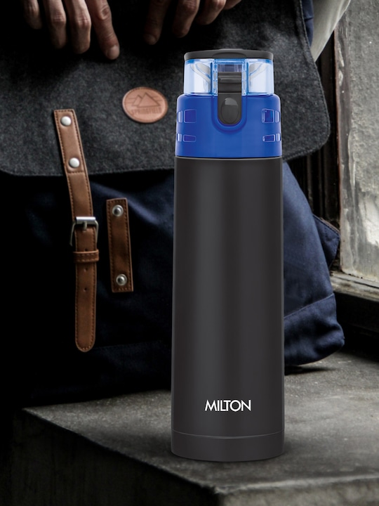 Milton - Black Atlantis 400 Thermosteel Hot & Cold Bottle 350 ml