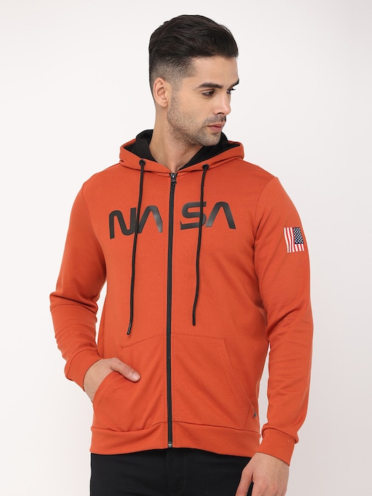 POLONIUM - Men Printed Hooded Sweatshirt