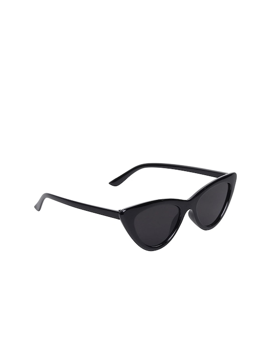 ALIGATORR - Unisex Black Lens & Black Cateye Sunglasses with UV Protected Lens