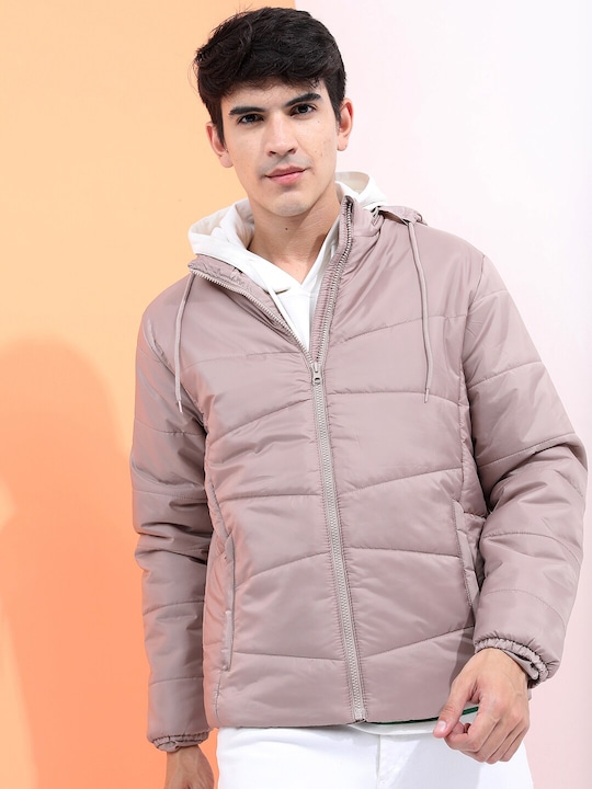 HIGHLANDER - Men Mauve Quilted Jacket