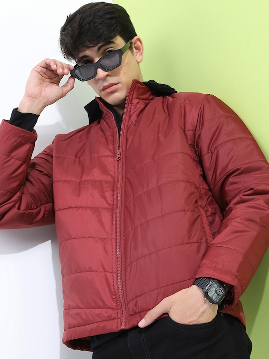 HIGHLANDER - Men Red Puffer Jacket