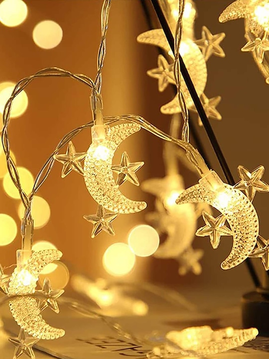 Homesake - Moon & Star String Lights