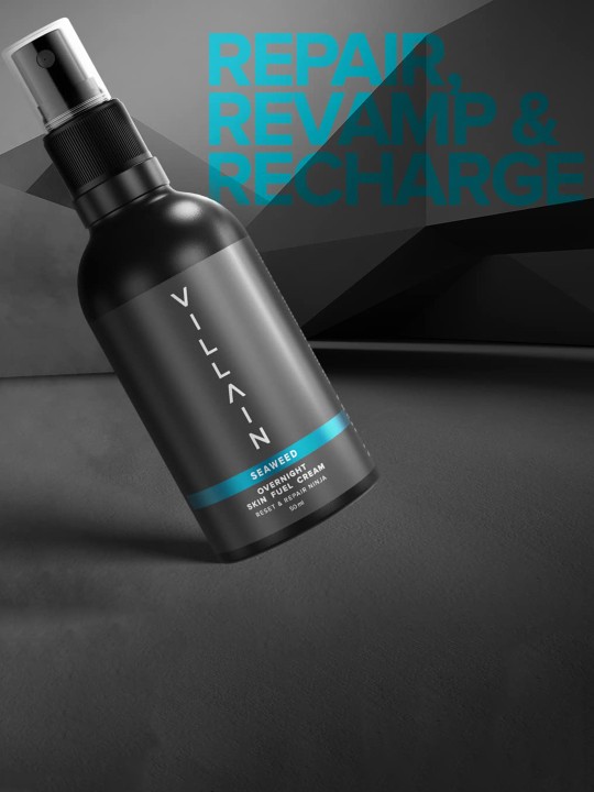 VILLAIN - Men Over Night Skin Fuel Cream With Seaweed 50ml